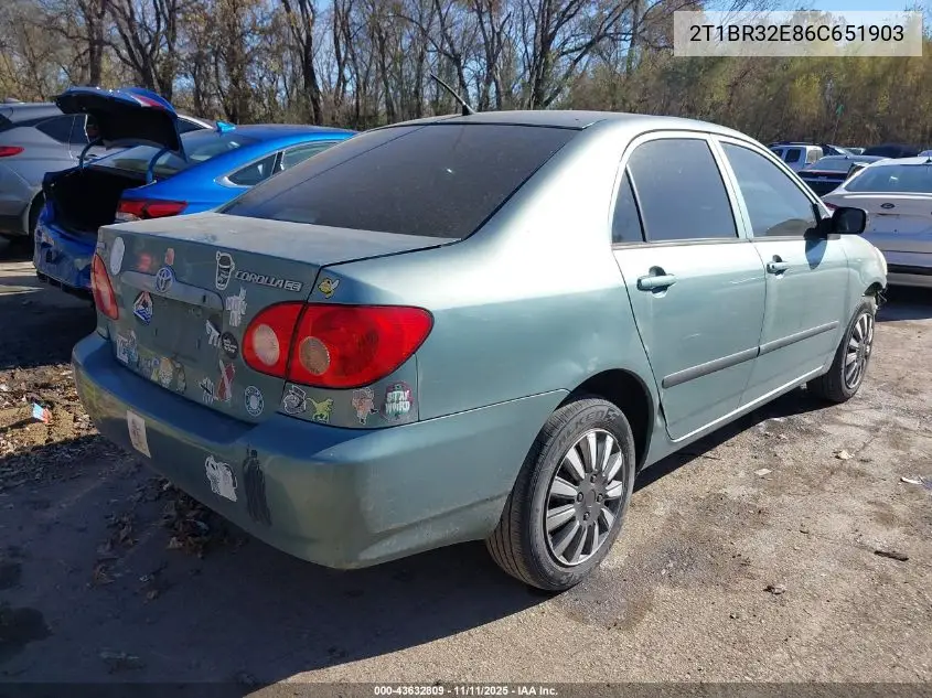 2T1BR32E86C651903 2006 Toyota Corolla Ce