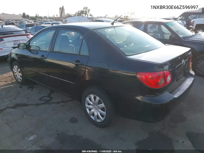 1NXBR30E66Z596997 2006 Toyota Corolla Le