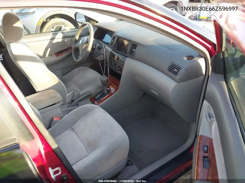 1NXBR30E66Z596997 2006 Toyota Corolla Le