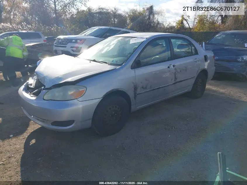 2T1BR32E86C670127 2006 Toyota Corolla Le