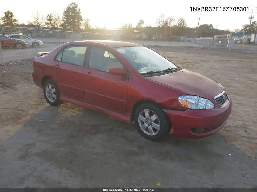 1NXBR32E16Z705301 2006 Toyota Corolla S