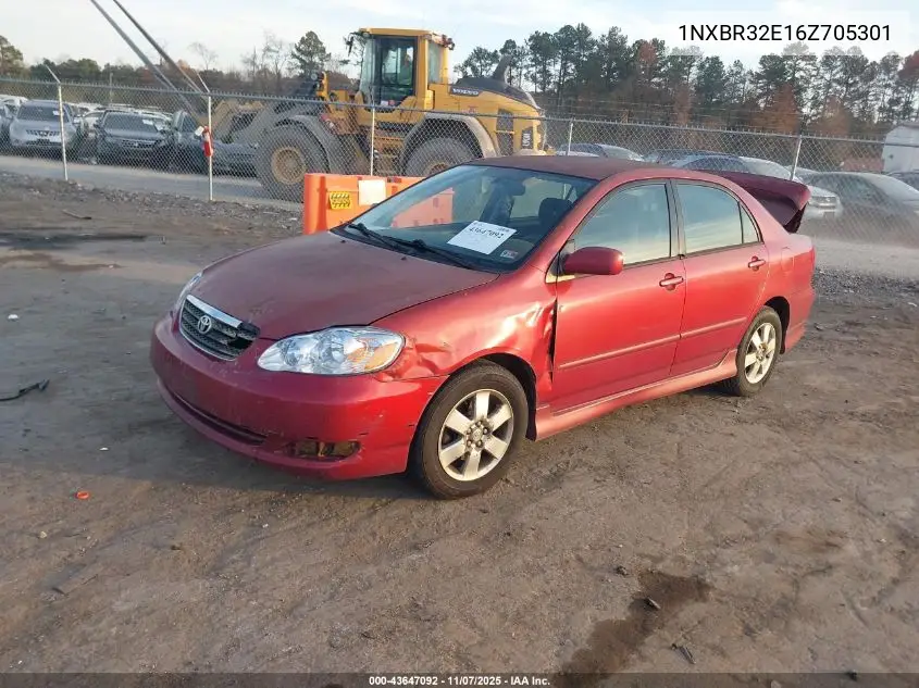 1NXBR32E16Z705301 2006 Toyota Corolla S