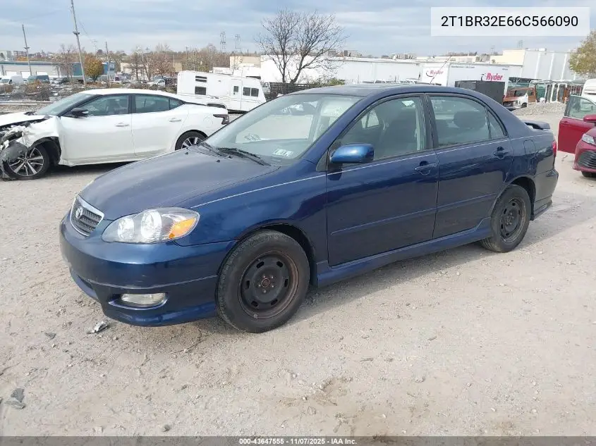 2T1BR32E66C566090 2006 Toyota Corolla S
