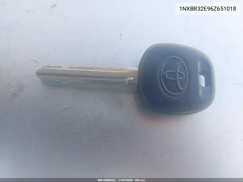1NXBR32E96Z651018 2006 Toyota Corolla S