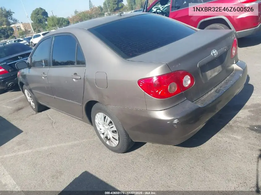 1NXBR32E46Z600526 2006 Toyota Corolla Le