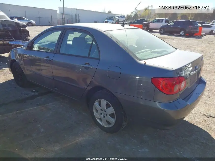 1NXBR32E06Z718752 2006 Toyota Corolla Le