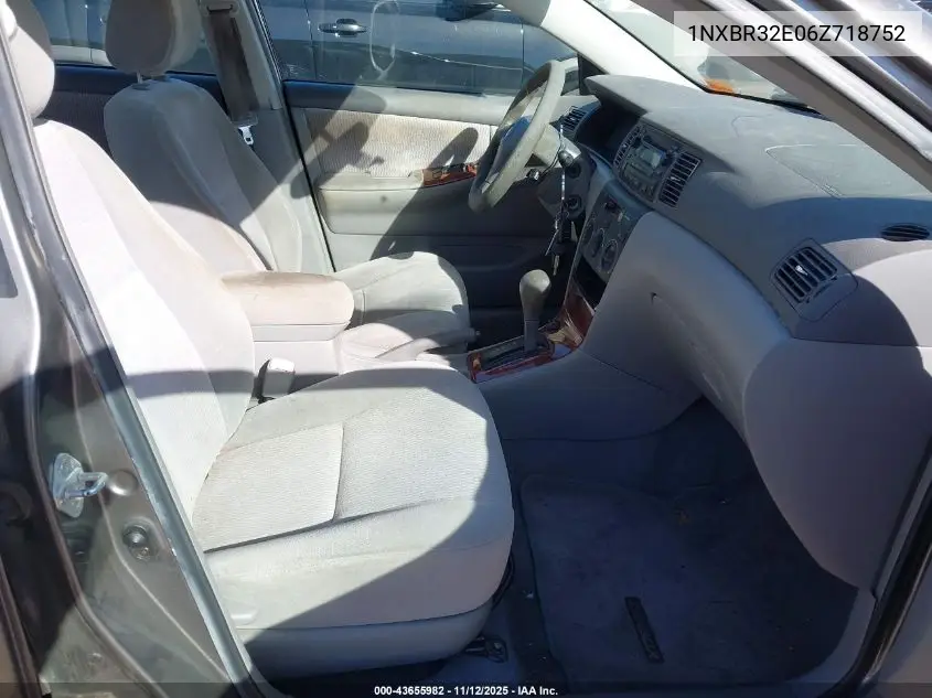 1NXBR32E06Z718752 2006 Toyota Corolla Le