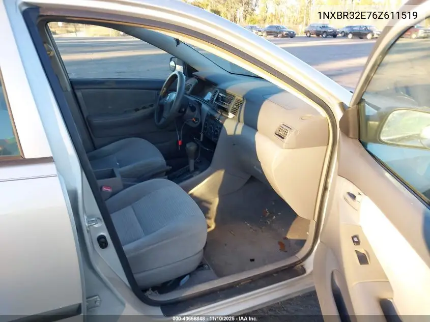 1NXBR32E76Z611519 2006 Toyota Corolla Ce