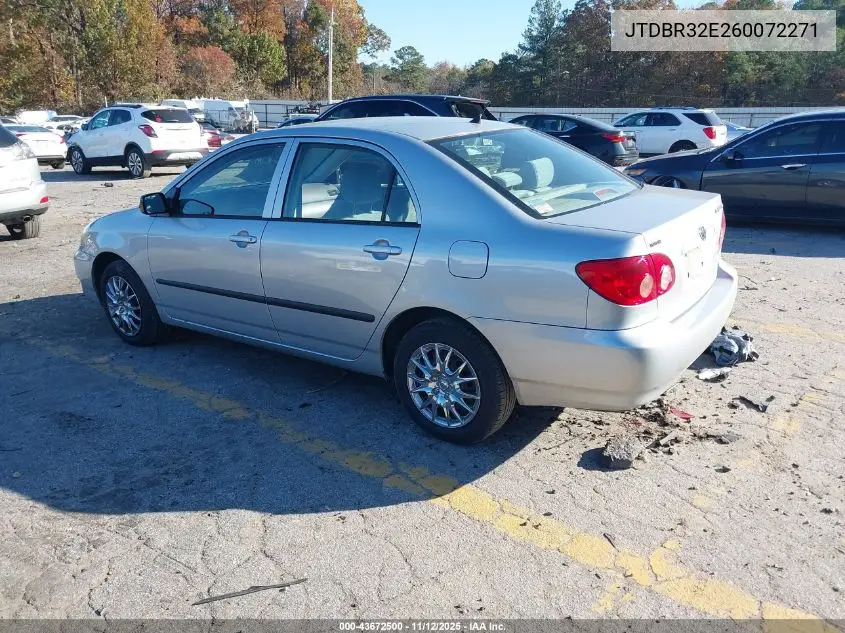 JTDBR32E260072271 2006 Toyota Corolla Ce