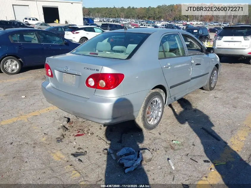 JTDBR32E260072271 2006 Toyota Corolla Ce