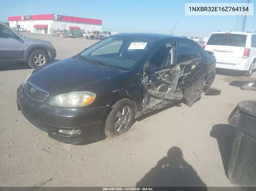 1NXBR32E16Z764154 2006 Toyota Corolla S