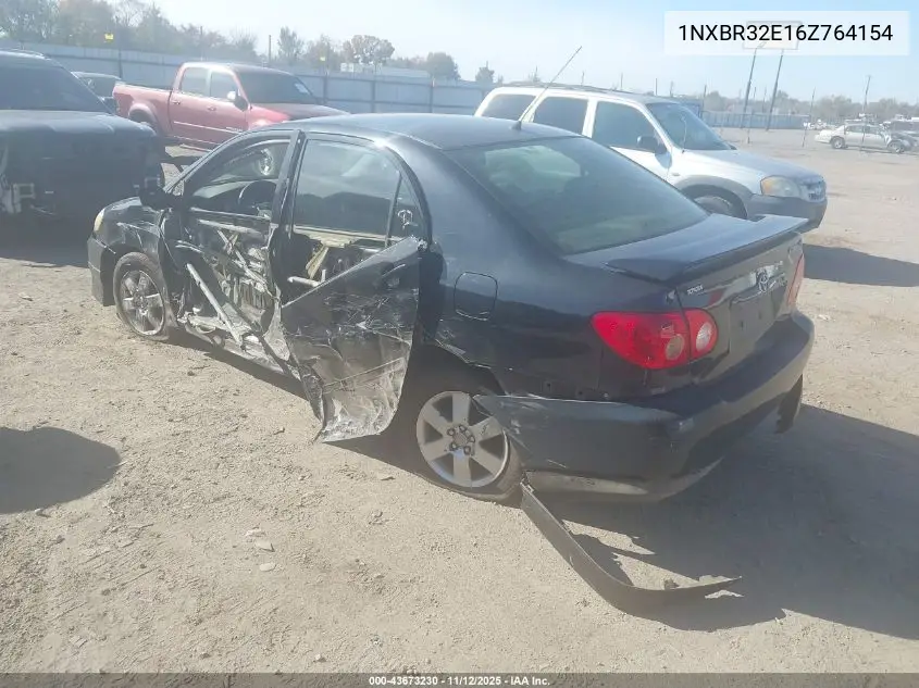 1NXBR32E16Z764154 2006 Toyota Corolla S
