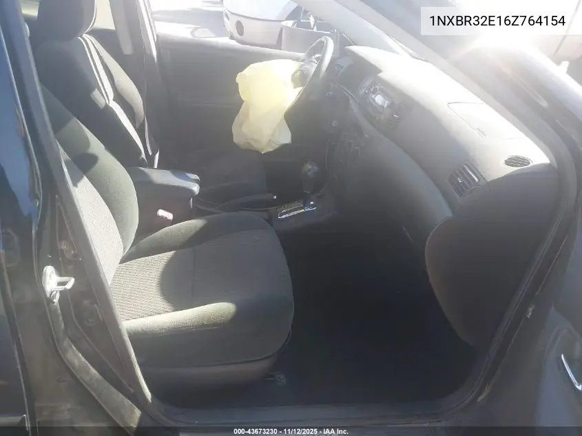 1NXBR32E16Z764154 2006 Toyota Corolla S