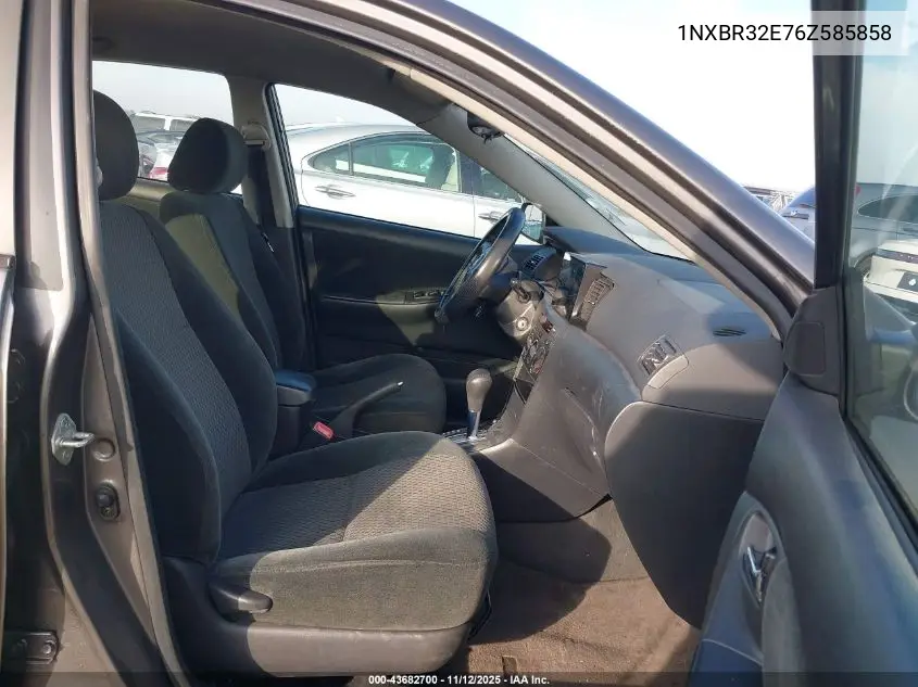 1NXBR32E76Z585858 2006 Toyota Corolla S