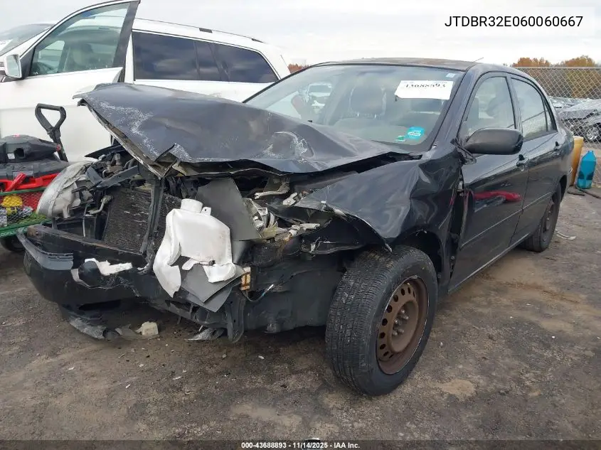 JTDBR32E060060667 2006 Toyota Corolla Le