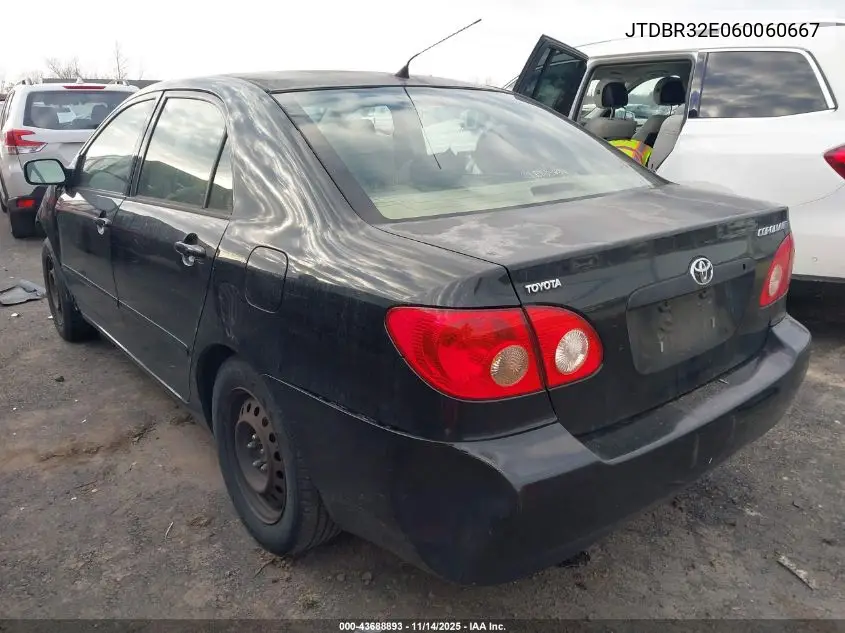 JTDBR32E060060667 2006 Toyota Corolla Le