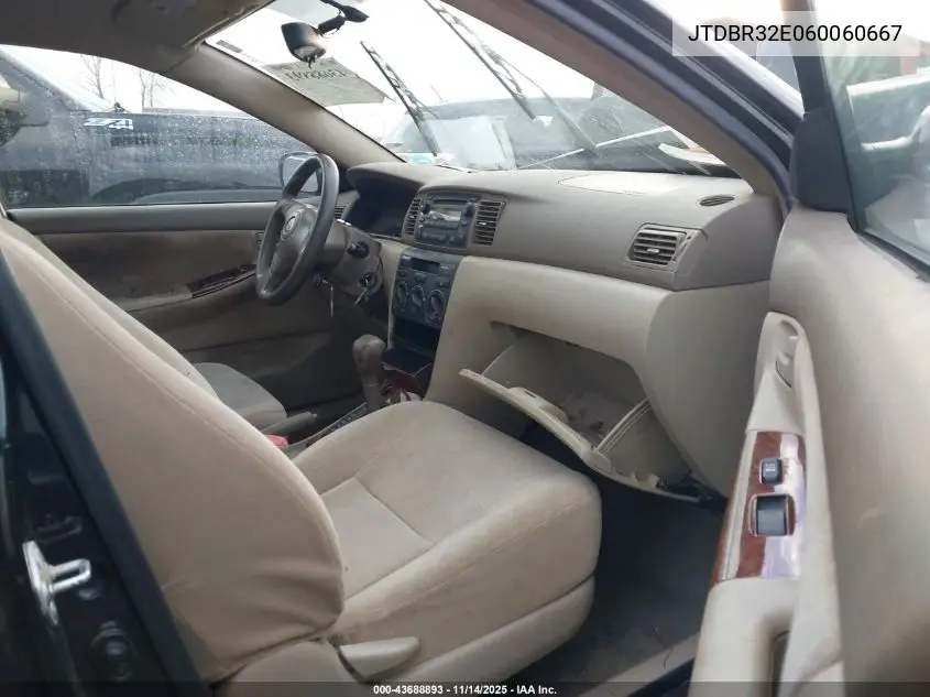 JTDBR32E060060667 2006 Toyota Corolla Le