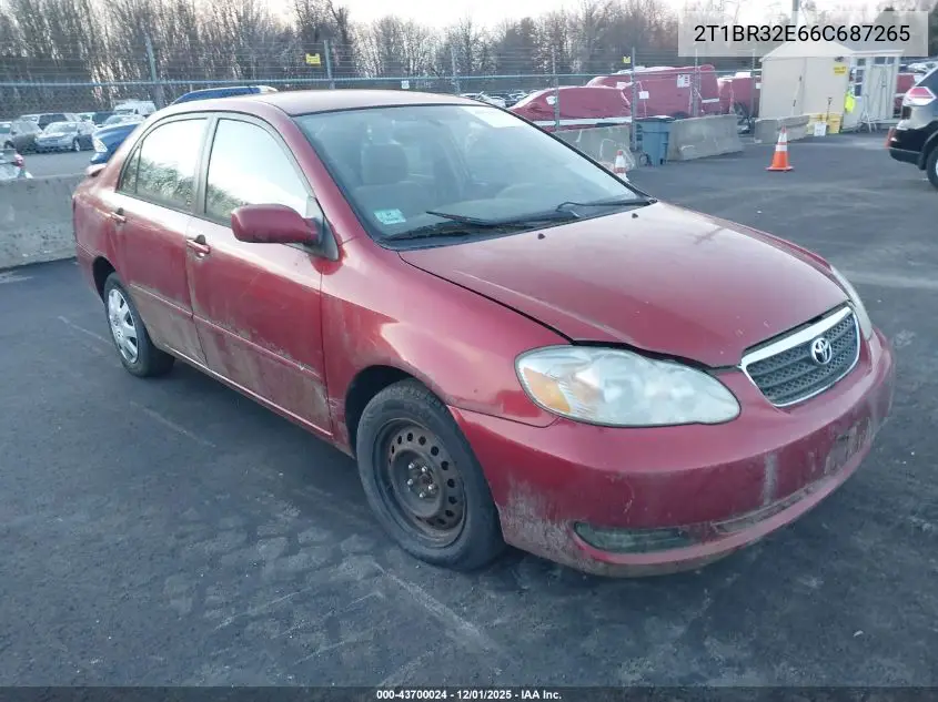 2T1BR32E66C687265 2006 Toyota Corolla Le