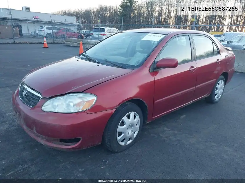 2T1BR32E66C687265 2006 Toyota Corolla Le