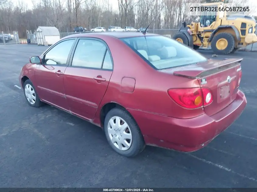 2T1BR32E66C687265 2006 Toyota Corolla Le