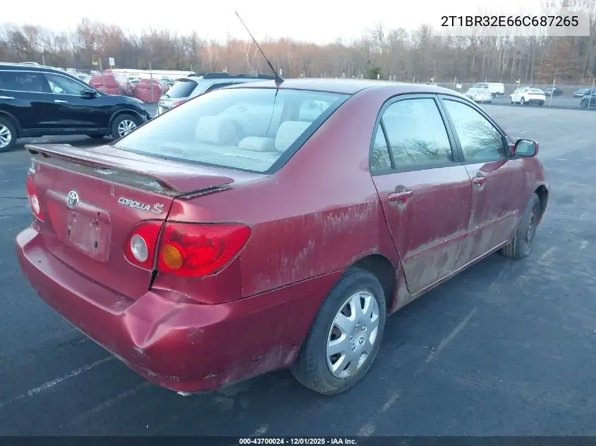 2T1BR32E66C687265 2006 Toyota Corolla Le