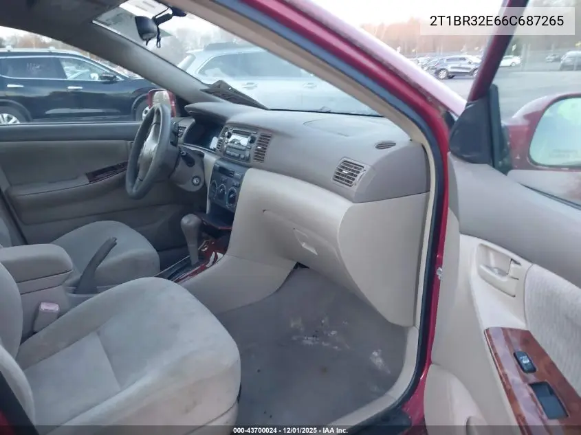 2T1BR32E66C687265 2006 Toyota Corolla Le