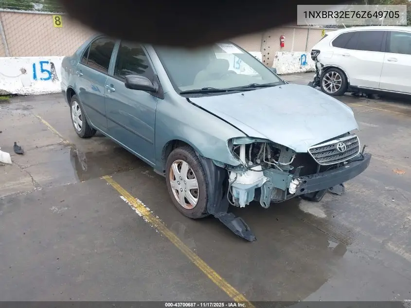 1NXBR32E76Z649705 2006 Toyota Corolla Ce
