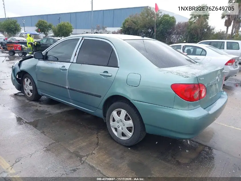 1NXBR32E76Z649705 2006 Toyota Corolla Ce