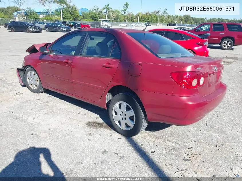 JTDBR32E660061371 2006 Toyota Corolla Le