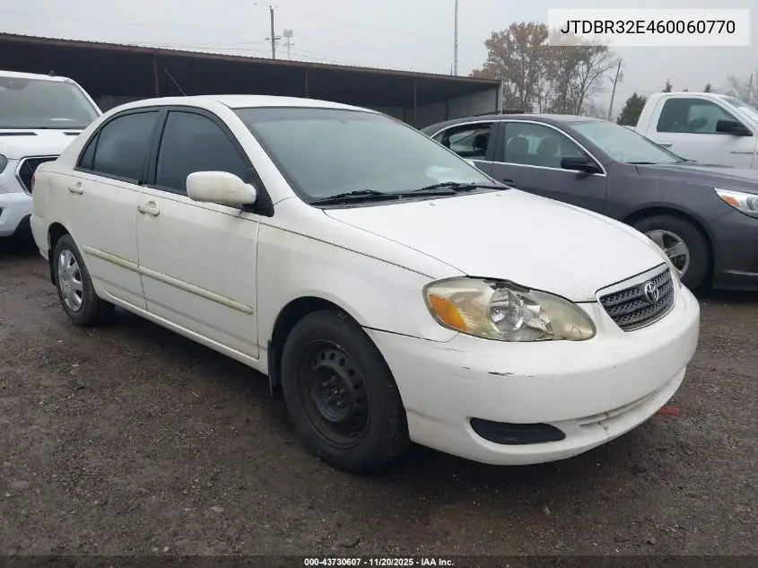 JTDBR32E460060770 2006 Toyota Corolla Le