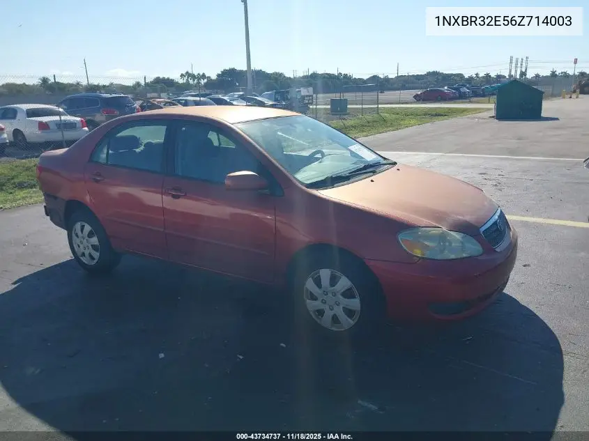 1NXBR32E56Z714003 2006 Toyota Corolla Le