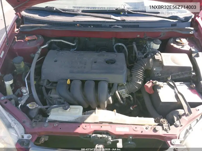 1NXBR32E56Z714003 2006 Toyota Corolla Le