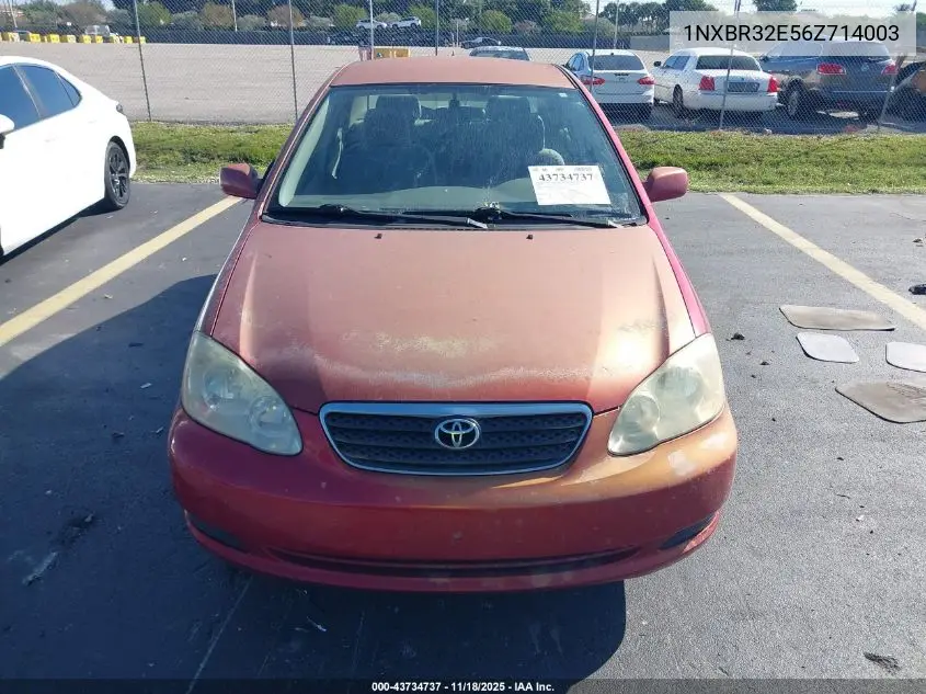 1NXBR32E56Z714003 2006 Toyota Corolla Le