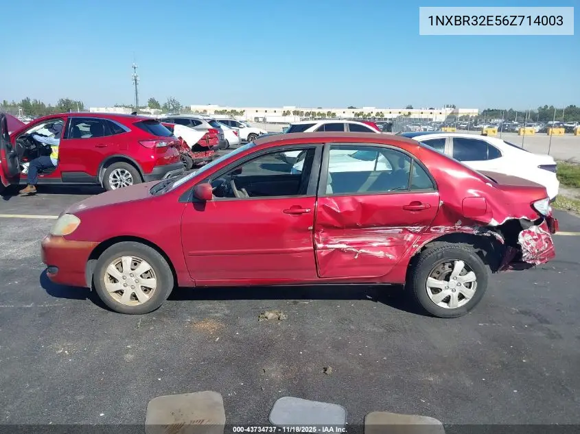 1NXBR32E56Z714003 2006 Toyota Corolla Le