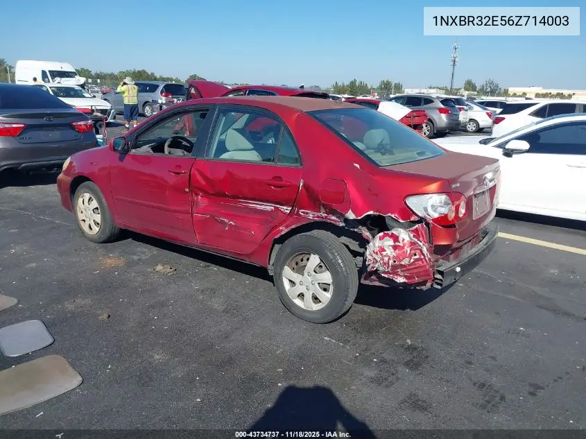 1NXBR32E56Z714003 2006 Toyota Corolla Le