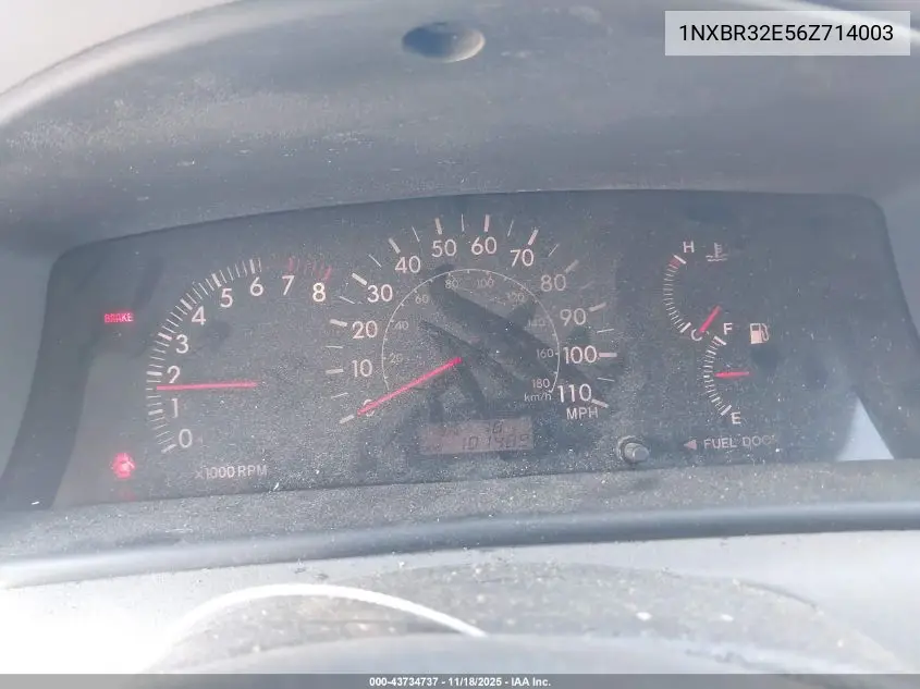 1NXBR32E56Z714003 2006 Toyota Corolla Le