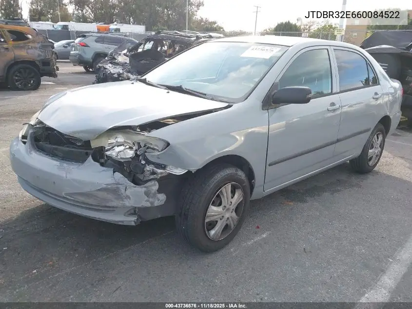 JTDBR32E660084522 2006 Toyota Corolla Ce