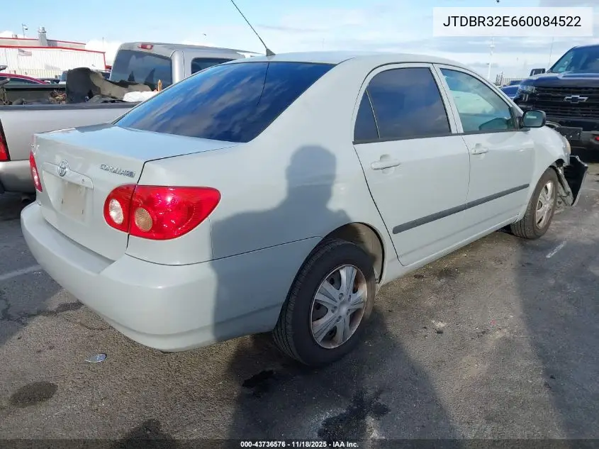 JTDBR32E660084522 2006 Toyota Corolla Ce