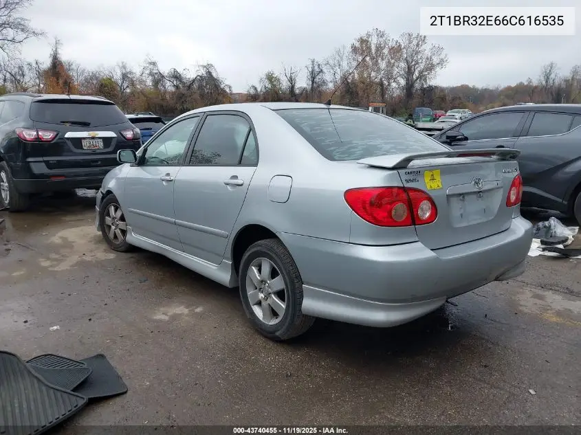 2T1BR32E66C616535 2006 Toyota Corolla S