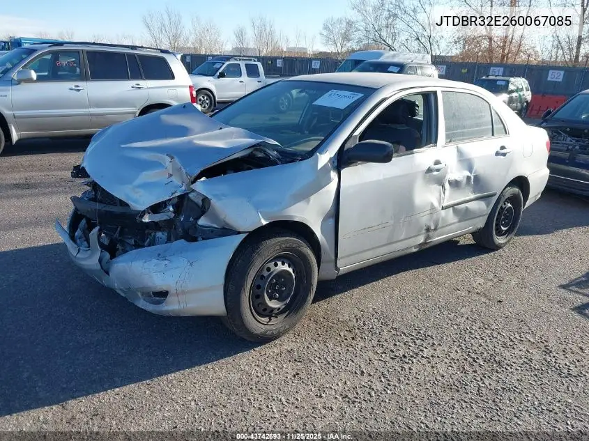 JTDBR32E260067085 2006 Toyota Corolla Ce