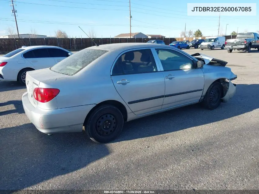 JTDBR32E260067085 2006 Toyota Corolla Ce