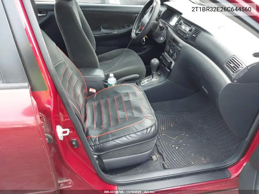 2T1BR32E26C644560 2006 Toyota Corolla S