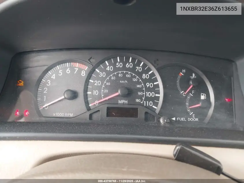 1NXBR32E36Z613655 2006 Toyota Corolla Ce