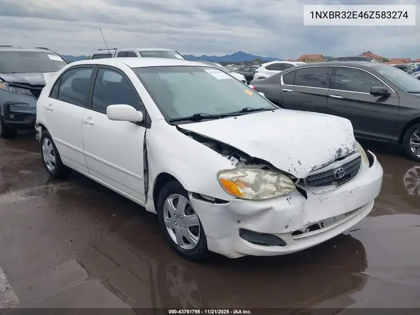 1NXBR32E46Z583274 2006 Toyota Corolla Le