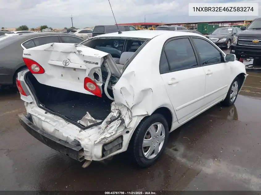 1NXBR32E46Z583274 2006 Toyota Corolla Le