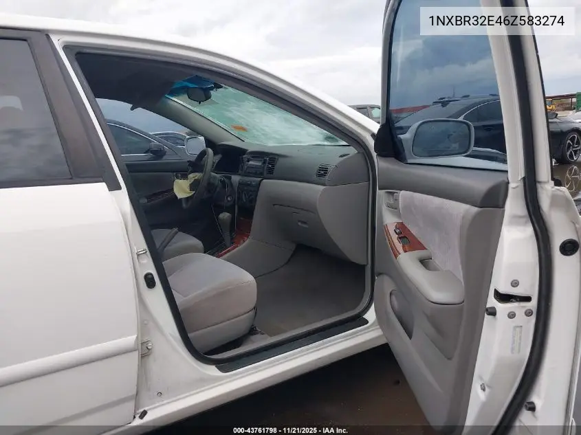 1NXBR32E46Z583274 2006 Toyota Corolla Le