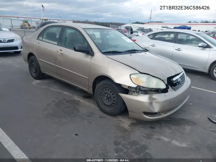 2T1BR32E36C586426 2006 Toyota Corolla Le