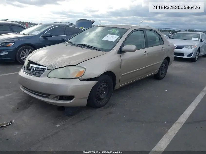 2T1BR32E36C586426 2006 Toyota Corolla Le