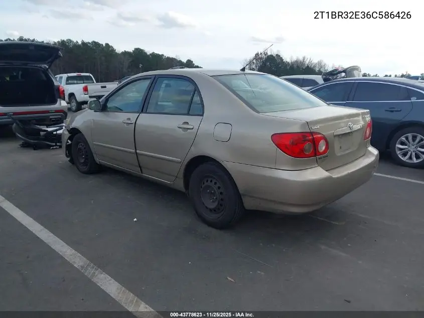 2T1BR32E36C586426 2006 Toyota Corolla Le