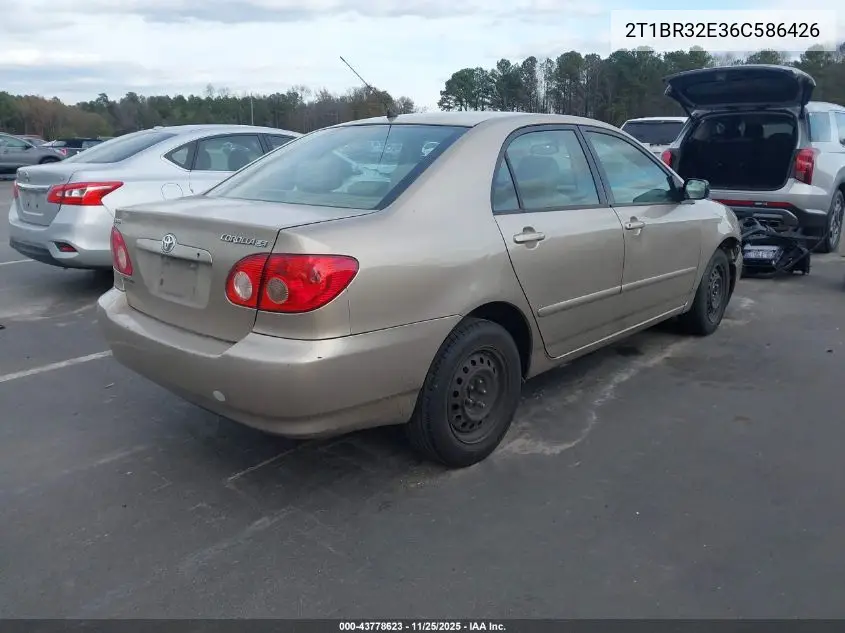 2T1BR32E36C586426 2006 Toyota Corolla Le